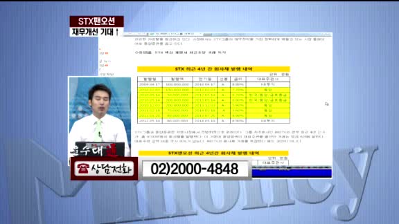 [종목진단] STX팬오션 (068670)