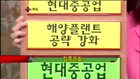 [집중관찰] 현대중공업 (009540) 좋은기업 나쁜기업 결정