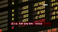 코스피, 하루 만에 하락…1930선