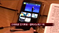 SNS 스마트폰 인기투표…갤럭시노트2 '1등'