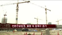 전문건설업계, 불황 속 업체 증가… '경쟁' 심화