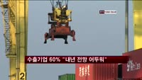 수출기업 60% "내년 수출 전망 어두워"