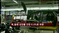 독,올해 성장률 전망 0.4%로 하향