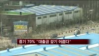 중소기업 70% "대출금 갚기 어렵다"