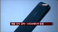 애플 주가 폭락…10% 급락에 서킷브레이크 발동