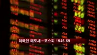 외국인 매도세…코스피 급락 1046.69 마감