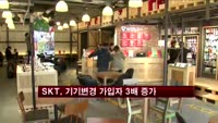 SK텔레콤, 기기 변경 가입자 3배 증가