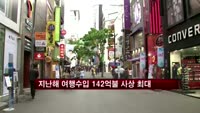 지난해 여행수입 142억 달러 '사상 최대'