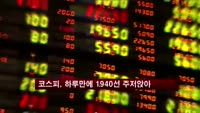 코스피, 1940선 주저 앉아…북한 핵실험 영향 미미