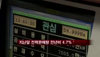 지난달 전력판매량 전년비 4.7％ 증가