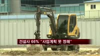 건설사 66% "올해 사업계획 아직 못 정해"