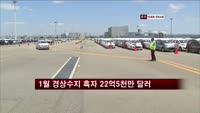 1월 경상수지 흑자 22억5천만 달러