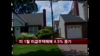 미 1월 미결주택매매 전월비 4.5% 상승