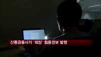신종금융사기 '파밍' 합동경보 발령