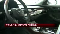 2월 수입차 1만556대 신규등록…전월비 14.5%↓