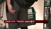 소비자 57% "지난해 이맘때보다 씀씀이 줄여"