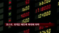 코스피, 외국인 매도폭 확대에 하락