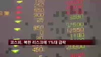코스피, 북한 리스크에 1% 넘게 급락