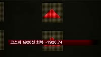 코스피 1920선 회복…1920.74P