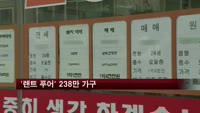 '렌트 푸어' 238만 가구…2년새 48만가구 증가