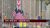 미국 국채 금리, 넉달만에 최저