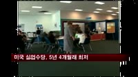 미국 실업수당, 5년 4개월래 최저