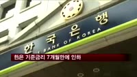 한국은행, 기준금리 0.25%p 인하