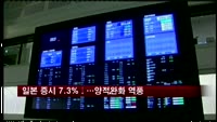 일본 증시 7.3% 폭락…양적완화 '역풍' 우려