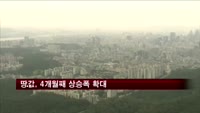 땅값, 4개월째 상승폭 확대