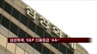 삼성화재, S&P 신용등급 'AA-' 획득