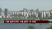 서울 일반아파트 시총, 올해 7조 증발