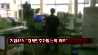 기업 45% "경제민주화 입법 논의 과도하다"