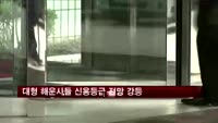 대형 해운사들 신용등급 전망 줄줄이 강등