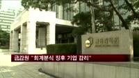 금감원 "회계분식 징후 기업 집중 감리"