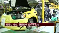 광공업 생산, 한달만에 감소세 전환