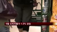 6월 소비자물가 1.0% ↑…8개월째 1%대