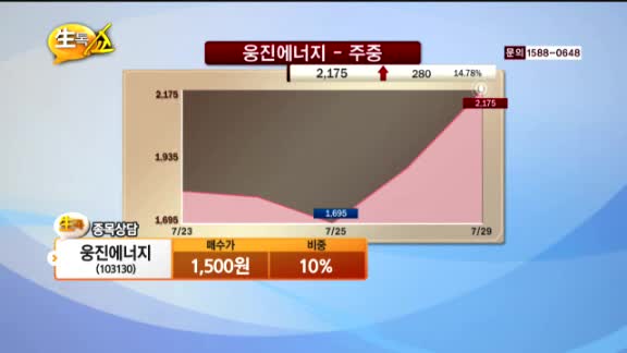 [종목상담] 웅진에너지(103130)