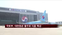 국토부, 대한항공 활주로 이탈 특별감사 실시