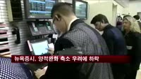 뉴욕증시, 양적완화 축소 우려에 하락