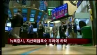 뉴욕증시, 양적완화 축소 우려에 사흘째 하락