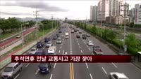 추석연휴 전날 교통사고 가장 잦아