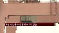 8월 수출물가 전월비 0.7% 내려