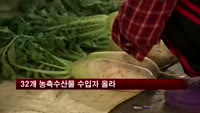 추석연휴 직전…32개 농축수산물 수입가 올라
