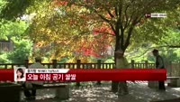 [날씨와경영]  오늘 아침 공기 쌀쌀