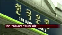 한은 "자금조달서 대기업 중소기업 차별 심화"