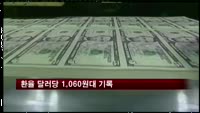 환율 9개월만에 최저…달러당 1,060원대