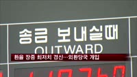 환율 장중 연중 최저치 경신…외환당국 구두 개입