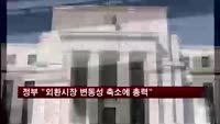 정부 "외환시장 변동성 축소에 총력"