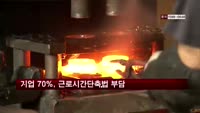 "국내기업 10곳 중 7곳, 근로시간단축법 부담돼"