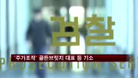 검찰, '주가조작' 골든브릿지 대표 등 3명 기소